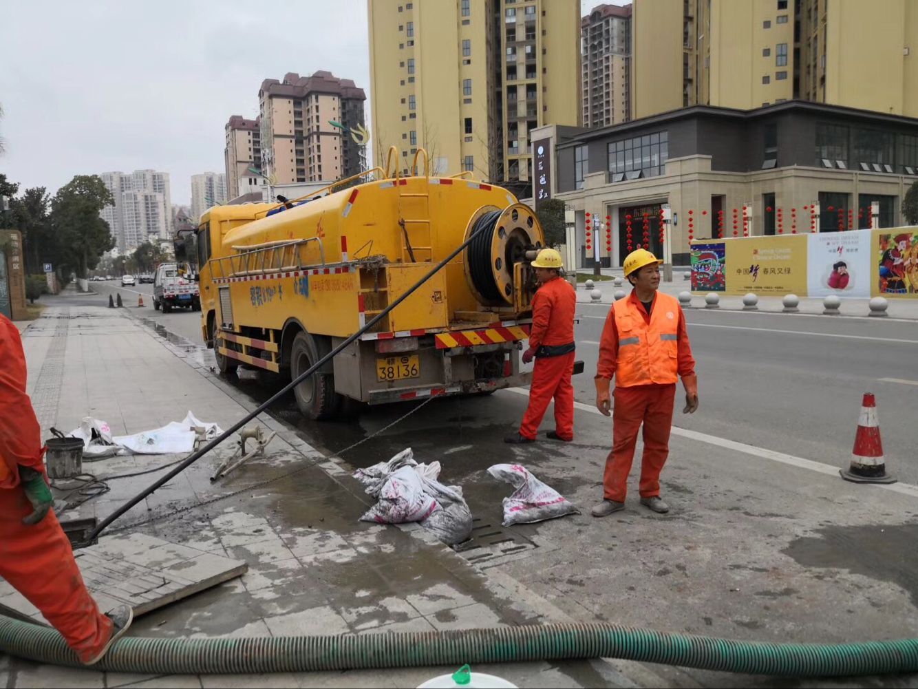 永胜排污管道清淤-管道清洗